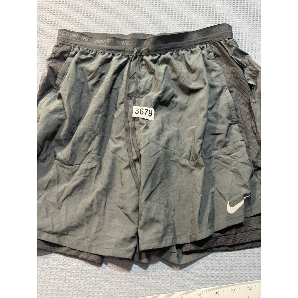 Nike Running Dri-FIT Shorts Mens Large Gray
